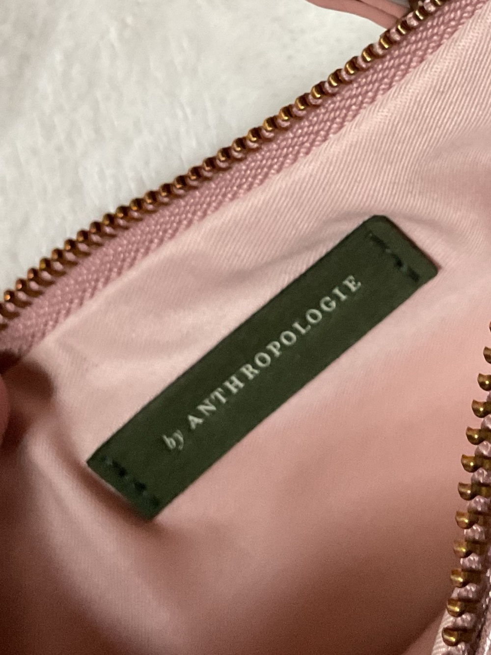 Anthropologie dusky pink crossbody bag, New - Picture 6 of 8